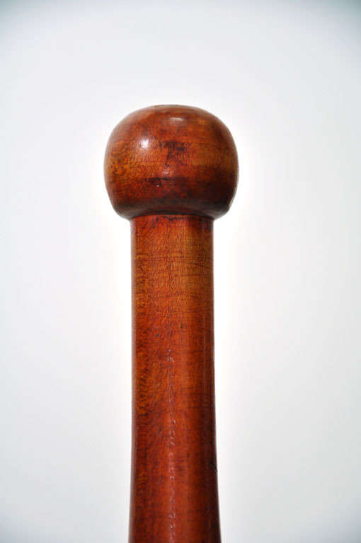 19TH C. ORIGINAL RED PAINTED JUGGLING PINS at 1stDibs