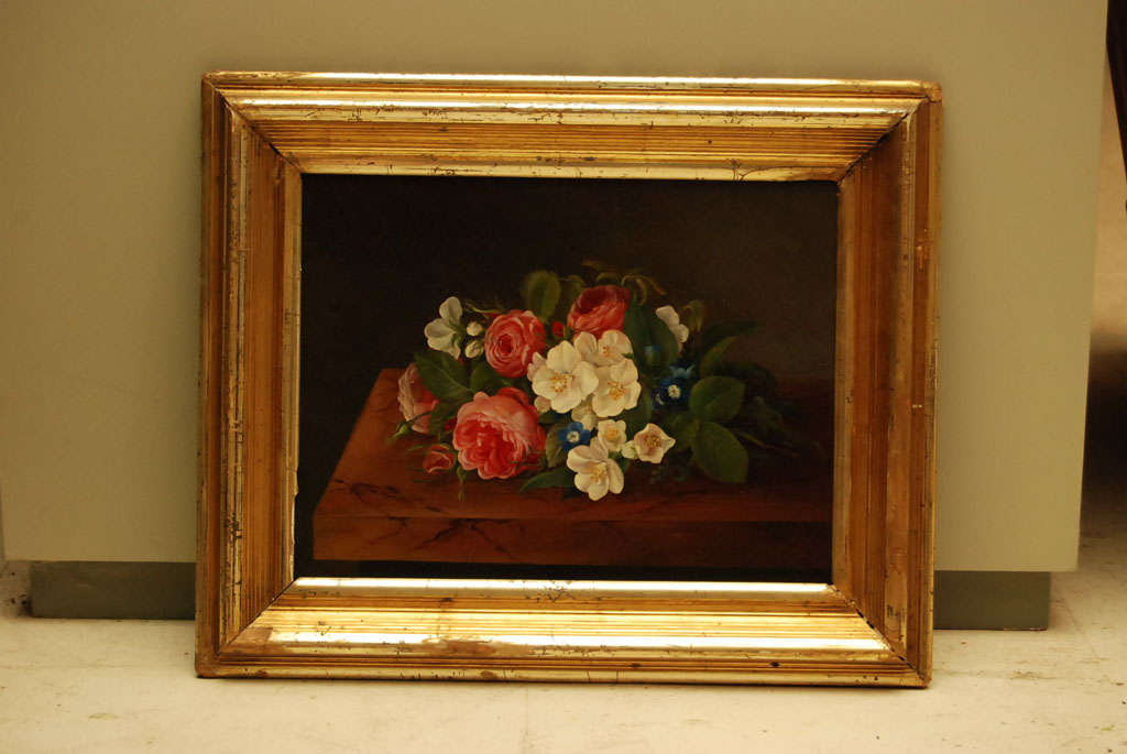Danish Classic 19th c  Still Life Painting For Sale