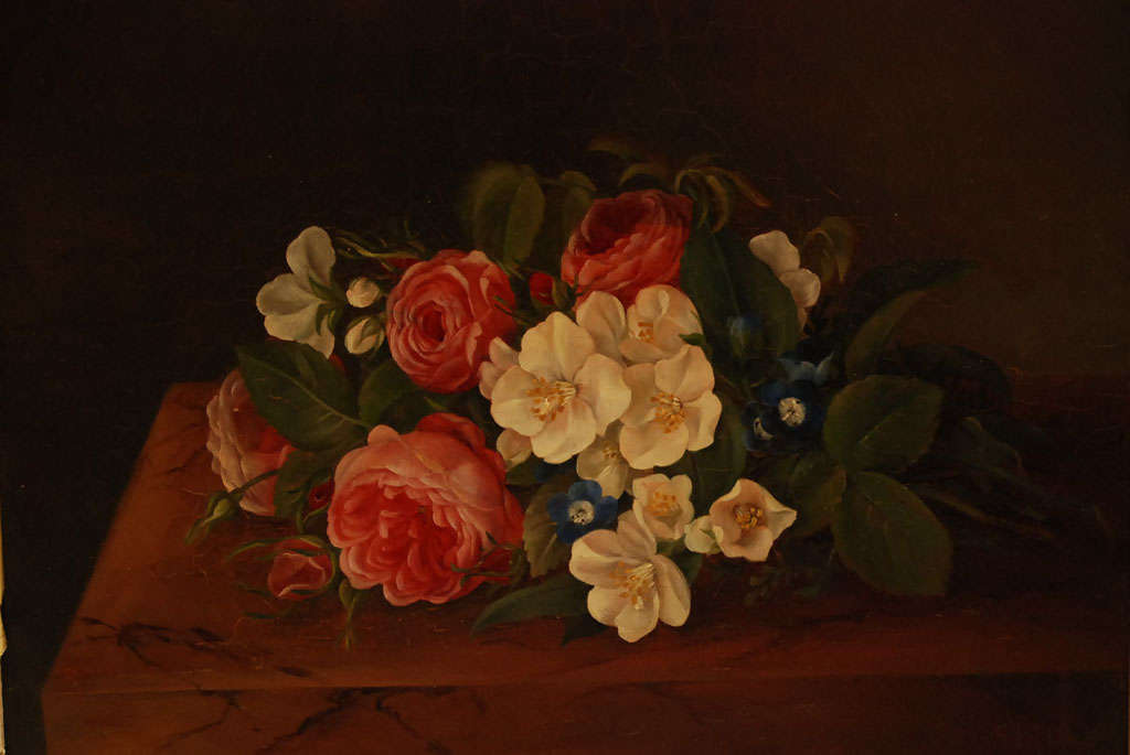 19th Century Classic 19th c  Still Life Painting For Sale