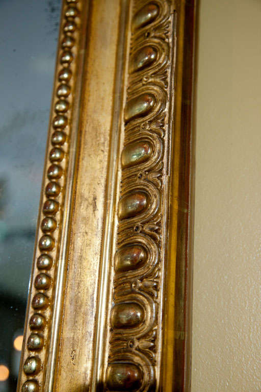 Large Louis Philippe mirror In Good Condition In Westport, CT