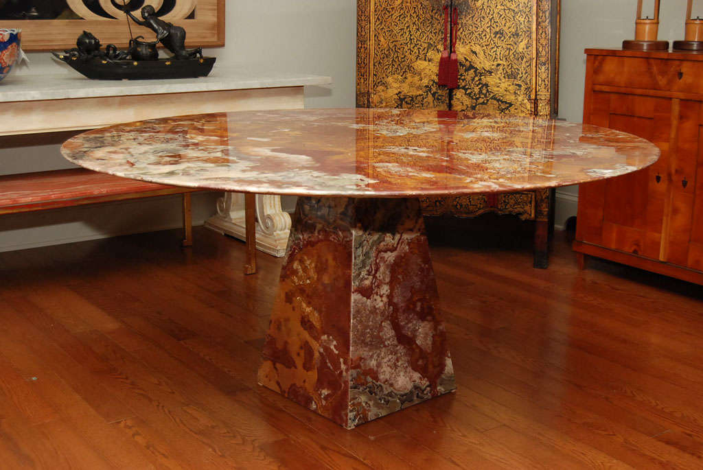 American Red Onyx Dinning Table