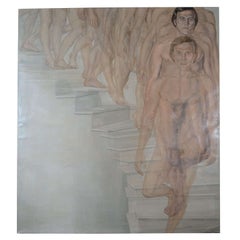 Nude Descending A Staircase Painting by Patti Hansen