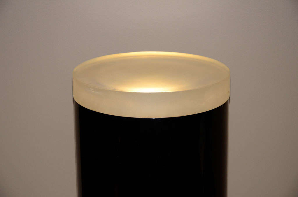 Pair of Illuminated Pedestals after Karl Springer