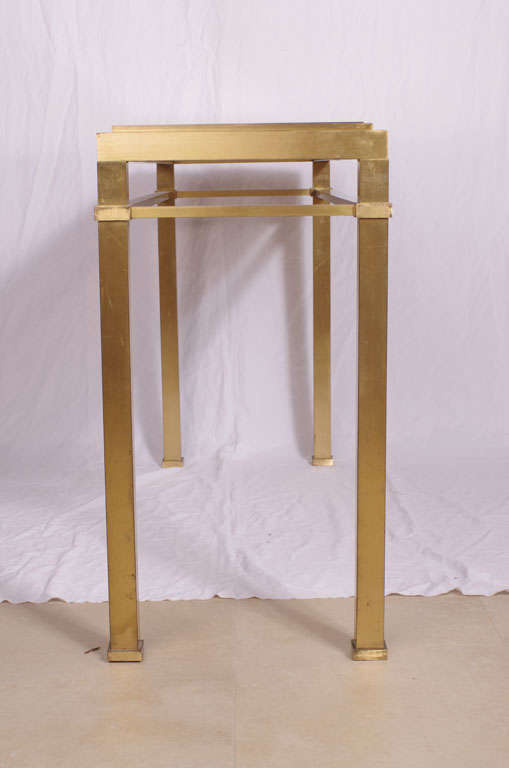 Console Table in Gold Bronze For Sale 1