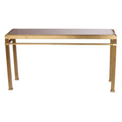Console Table in Gold Bronze