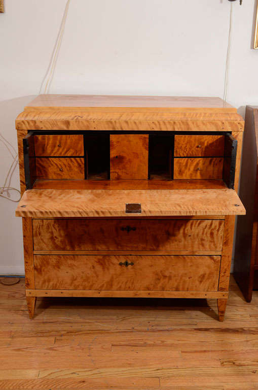Comprised of three locking drawers, and a 