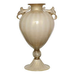 Vintage Murano Barovier Floral Vase