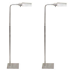 George Kovacs Chrome Apothecary Lamps