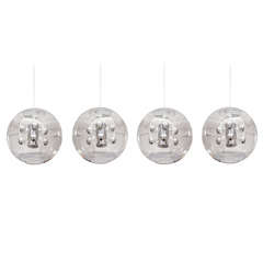 Set of Globe Pendant Lights