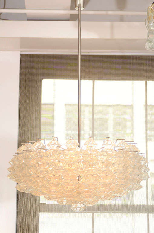 Pagoda Shaped Element Chandelier by Kalmar, Pair Available 1