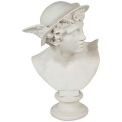 Antique Wedgewood Bust of Hermes