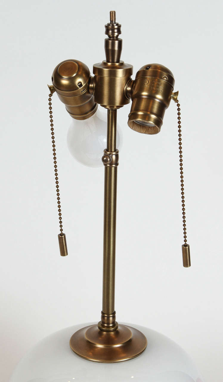 Pair of Danish Globe Lamps For Sale 2