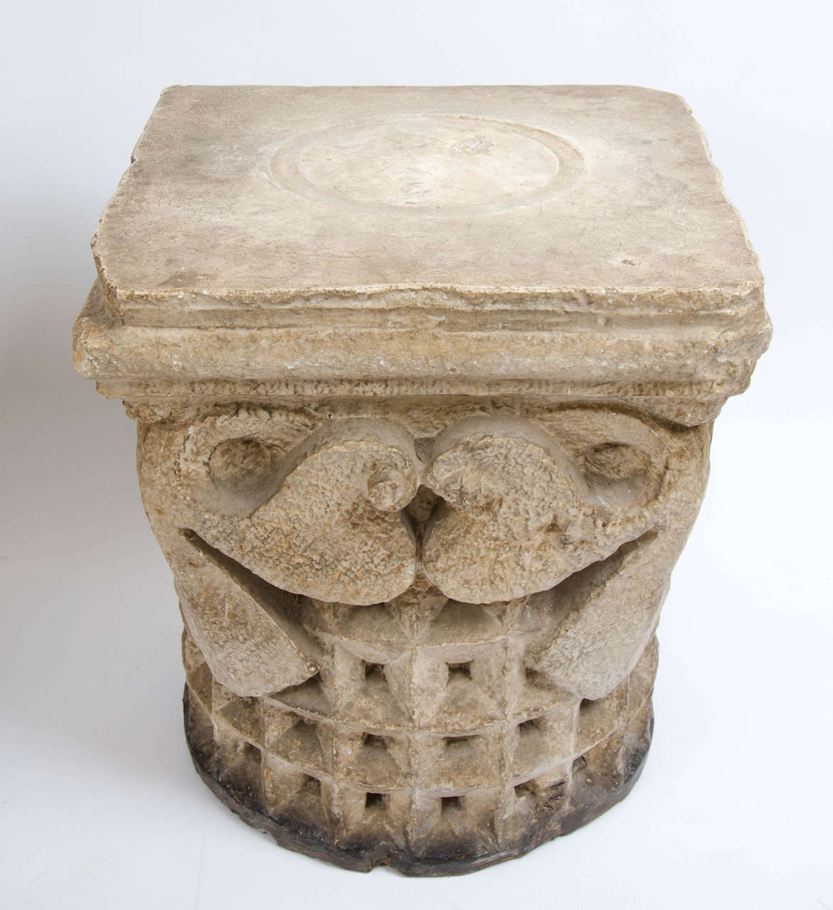 Pair of French Plaster Capitals For Sale 2
