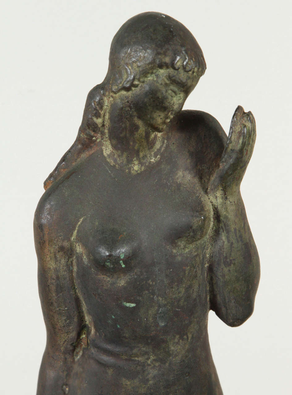 Art Deco Bronze Sculpture by Gladys Lewis Bush  In Excellent Condition For Sale In Los Angeles, CA