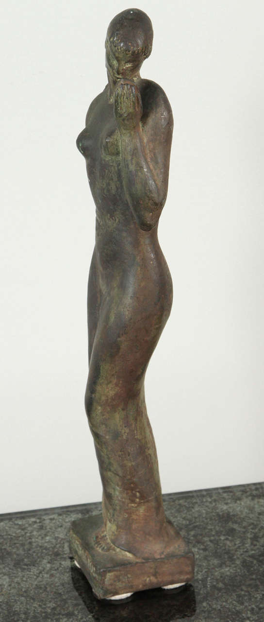Art Deco Bronze Sculpture by Gladys Lewis Bush  For Sale 4