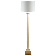 Paul Marra Faux Shagreen Floor Lamp 1940s Inspired - Cream 2