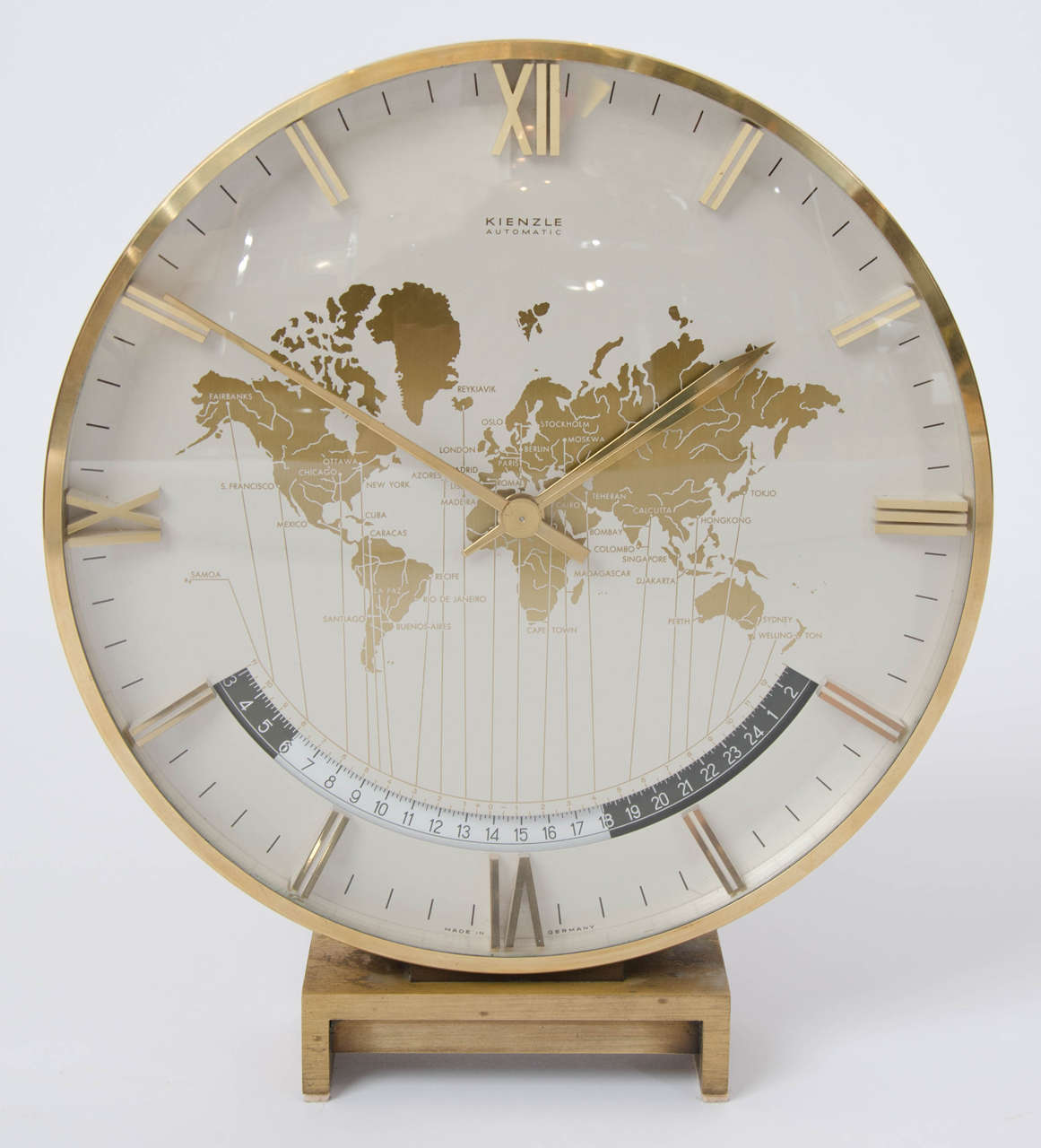 World Time Clock by Kienzle at 1stDibs