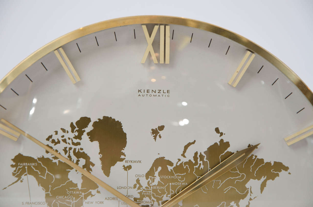 World Time Clock by Kienzle at 1stDibs