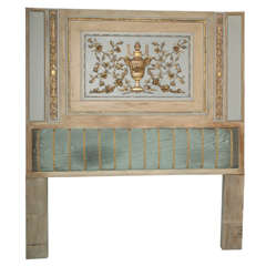18th Century Italian Wood Plaque Bed
