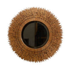 Contemporary Sunburst Mirror