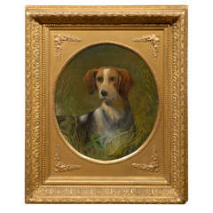 English Sporting Dog Oil Painting. 3