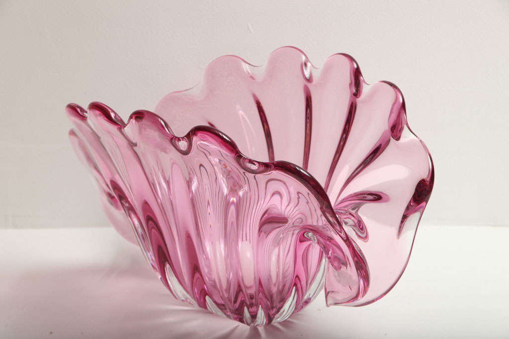 Large Murano Shell by Archimede Seguso For Sale 2