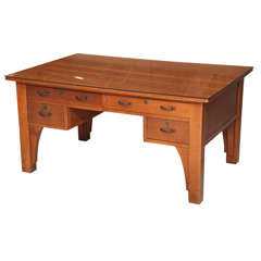 Antique Massive Charles Limbert Partners Desk