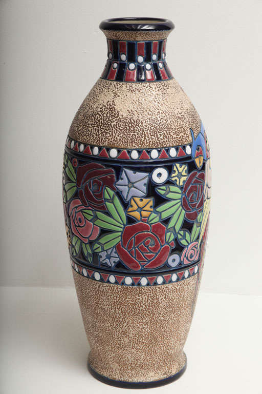 Large Amphora Vase at 1stDibs