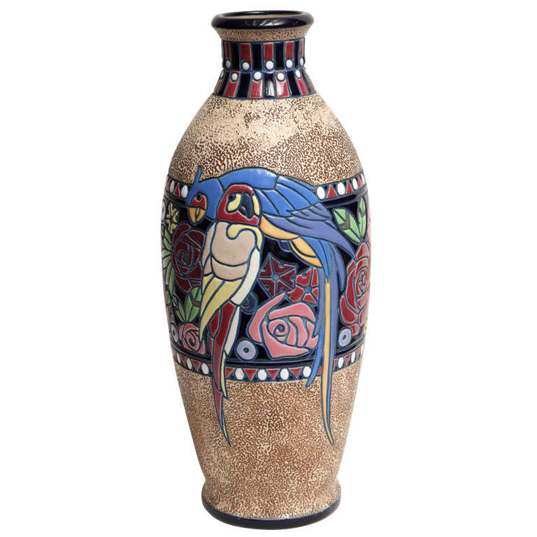 Large Amphora Vase at 1stDibs