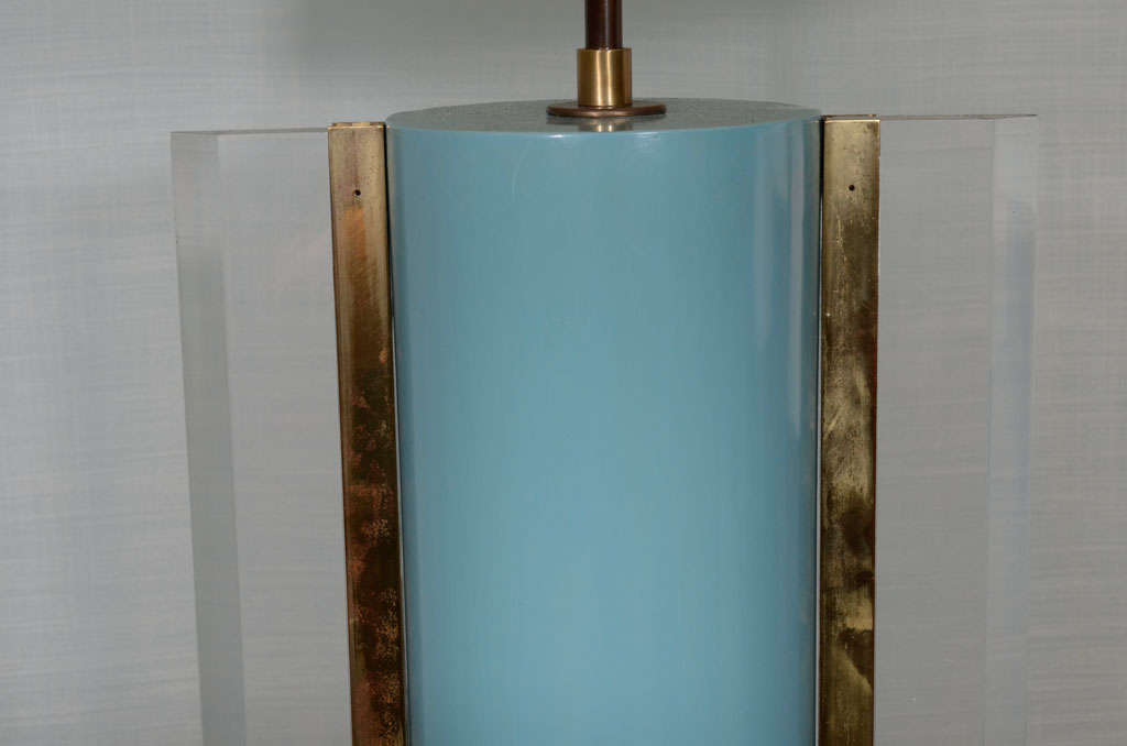 Mid-Century Modern Custom Designed Lamp by Edith Norton