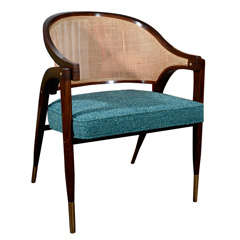 Open Arm Chair #5480, by Ed Wormley for Dunbar