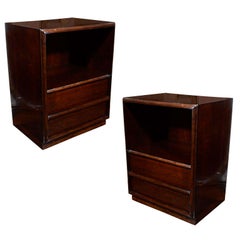 Pair of Bedside Tables by TH Robsjohn-Gibbings for Widdicomb