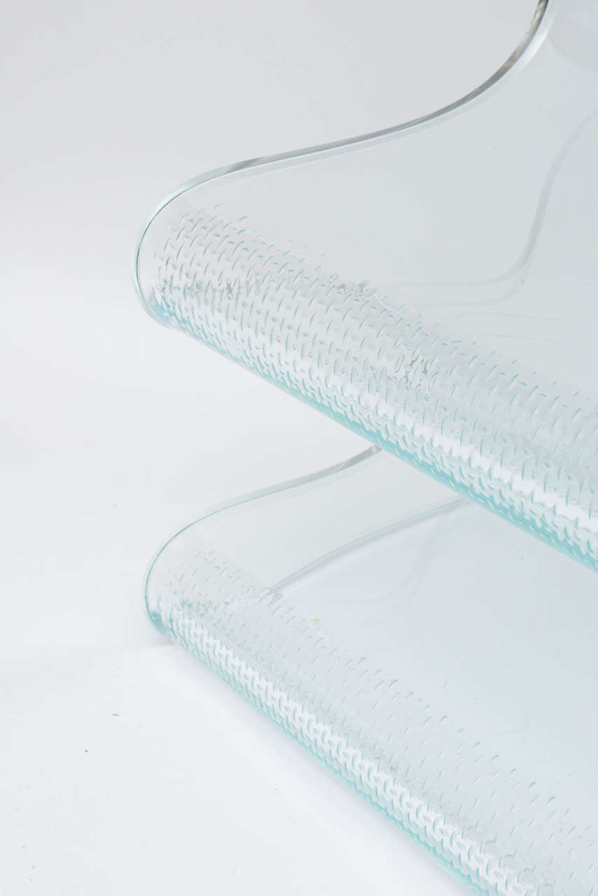 Abstract Glass Waterfall Table 5