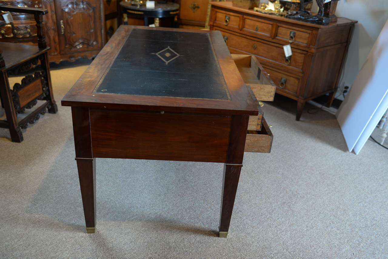 Period Restoration Desk In Mahogany with Slides at Both Ends 3