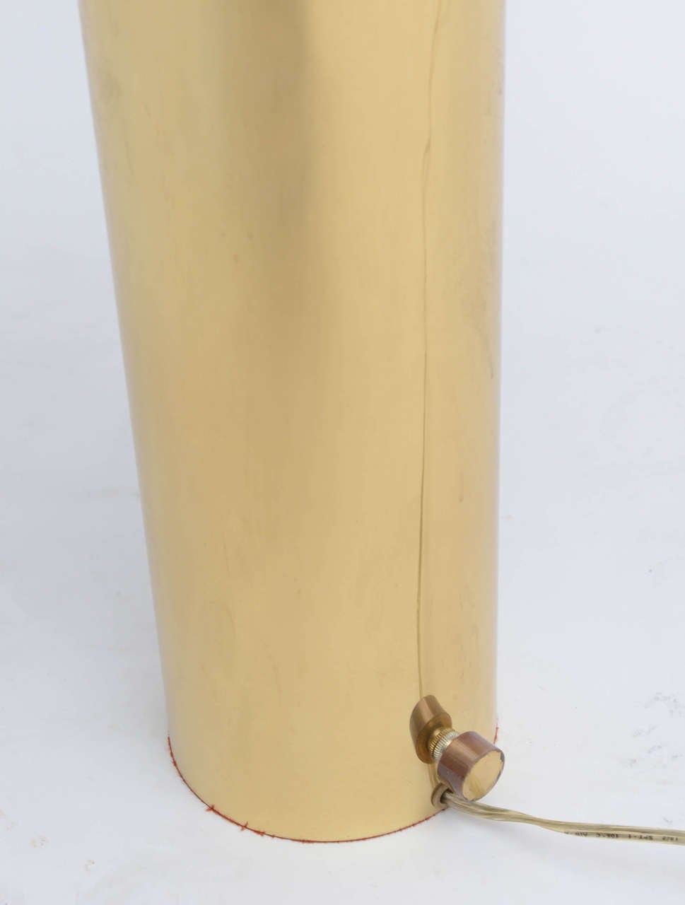 American Karl Springer Brass Mushroom Lamp