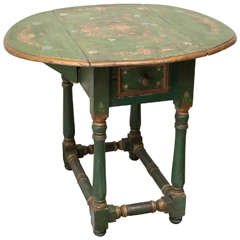 19th c. Spanish Drop Leaf Table