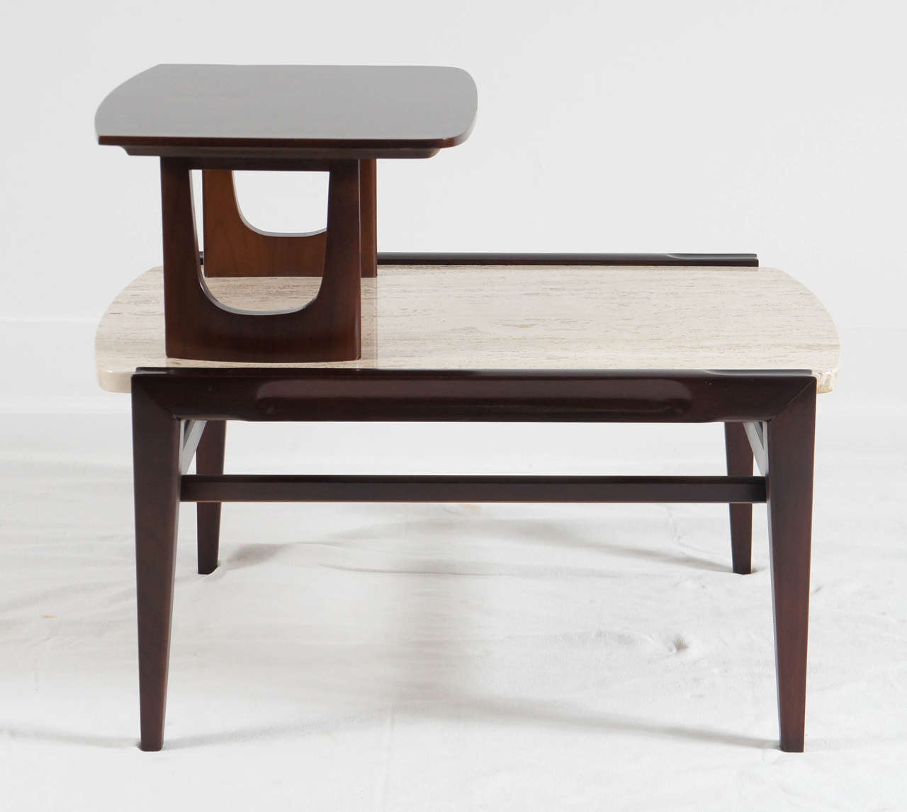 Mid century modern living room set. Coffee and two end tables at 1stdibs