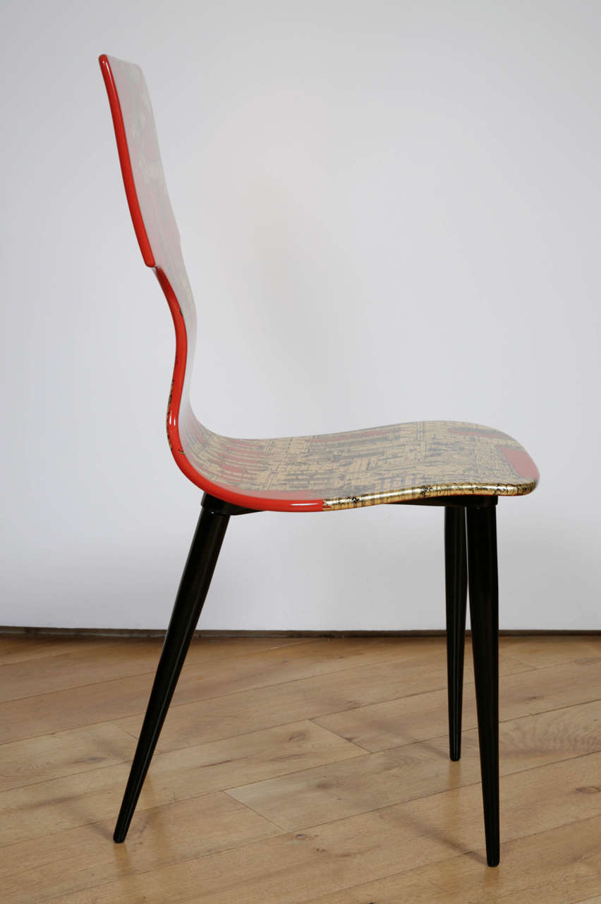 Bois Chaise « Coromandel » de Fornasetti
