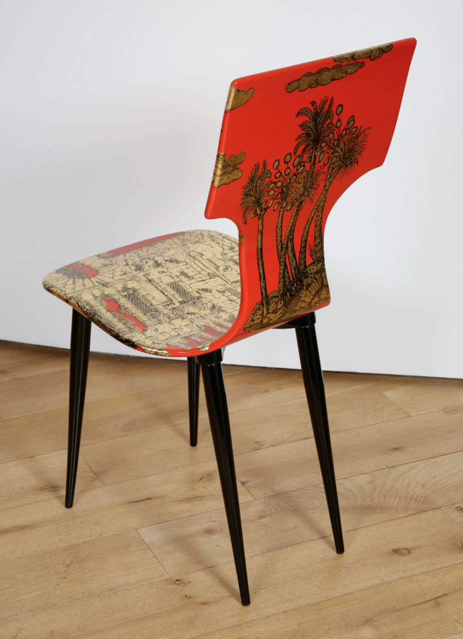 'Coromandel' Chair by Fornasetti 1