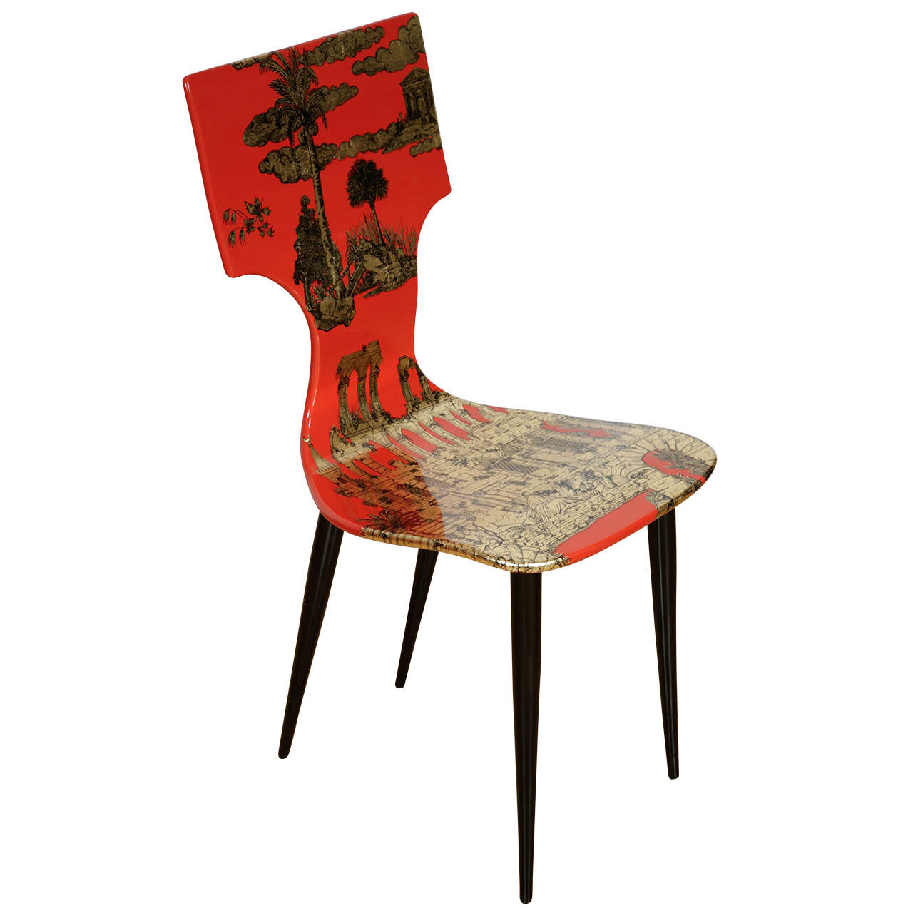 'Coromandel' Chair by Fornasetti For Sale at 1stDibs