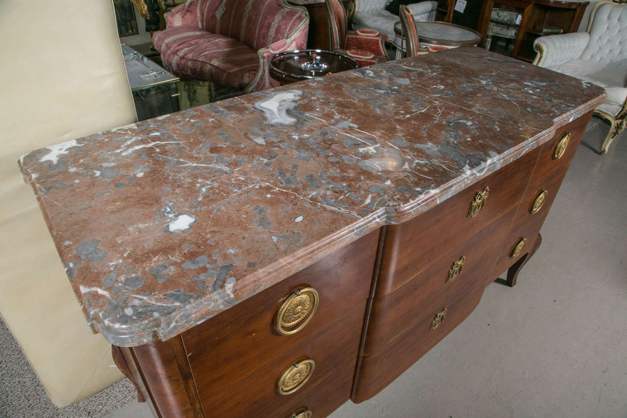 Palatial Louis XV Style Commode by Maison Jansen In Good Condition In Stamford, CT