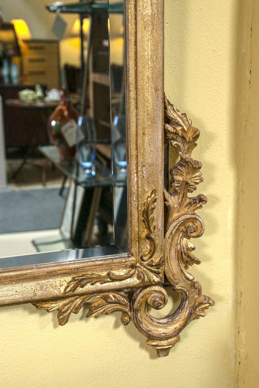 Pair of Rococo Carved and Giltwood Mirrors 2