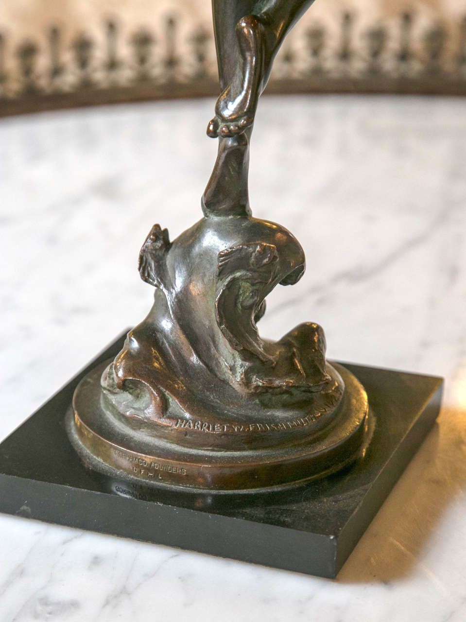 Early 20th Century Harriet Frishmuth Bronze Sculpture 