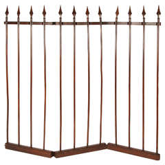Period Empire Carved Mahogany Spear Screen 4