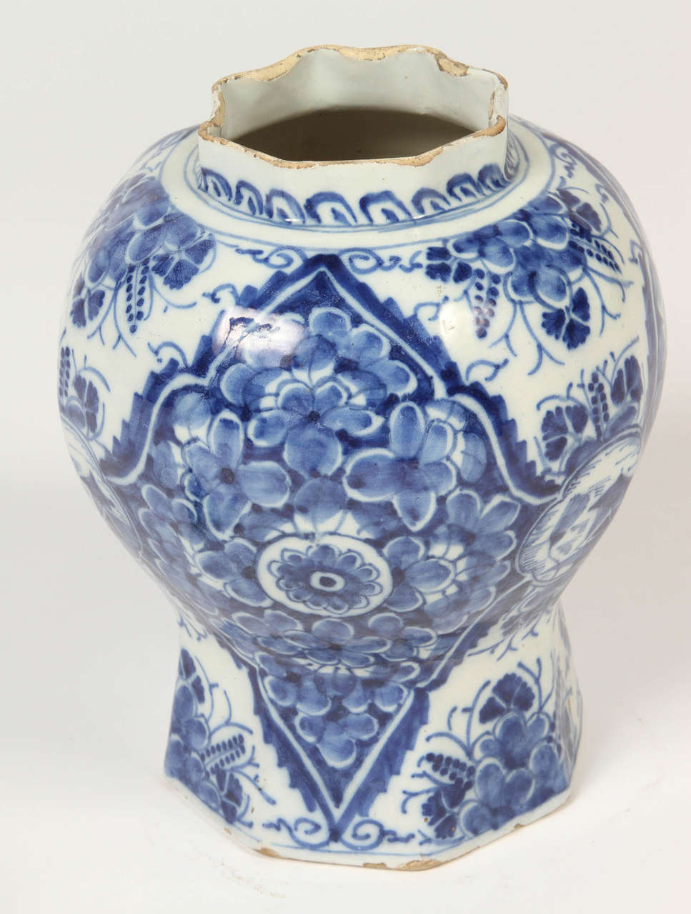 Porcelain 18th Century Delft Vase For Sale