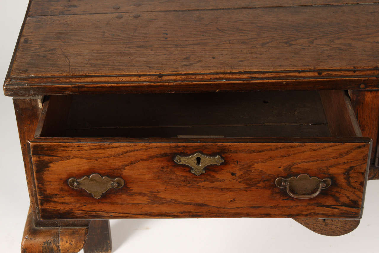 Walnut 19th Century English Country Sideboard For Sale