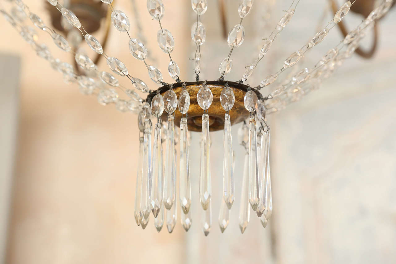 Neoclassical Large Early 19th Century Chandelier from Lucca