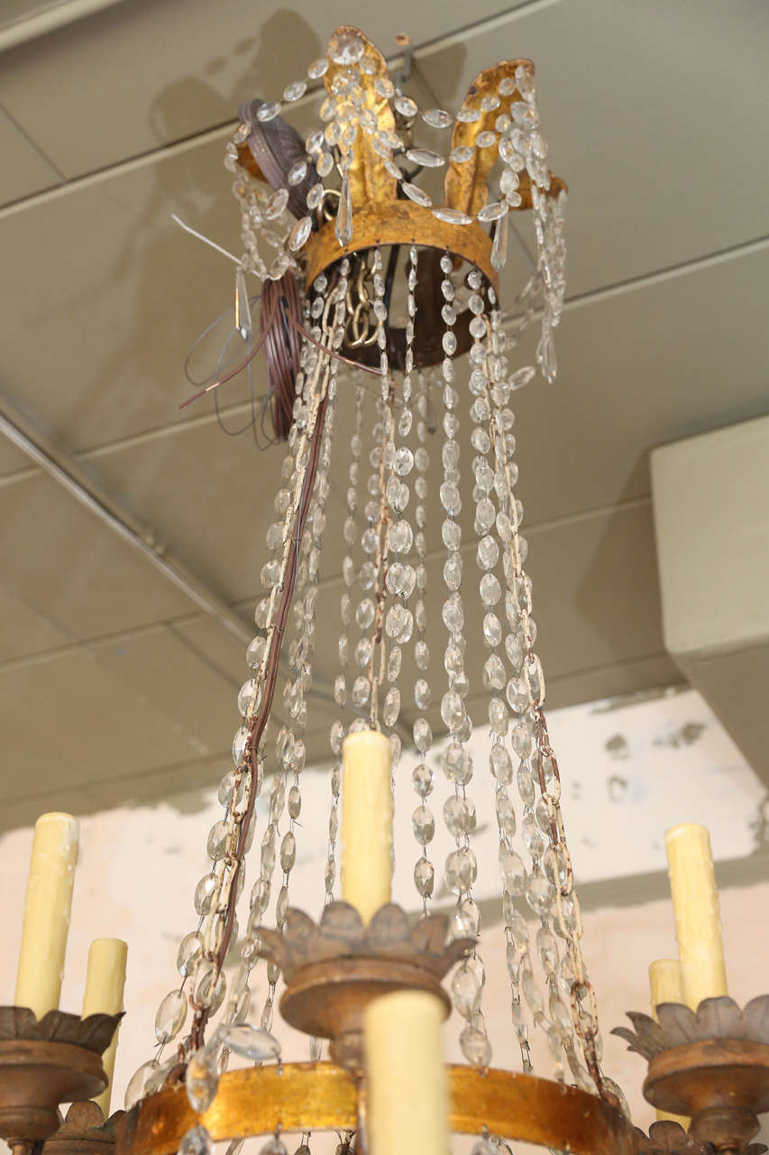 Large Early 19th Century Chandelier from Lucca 1