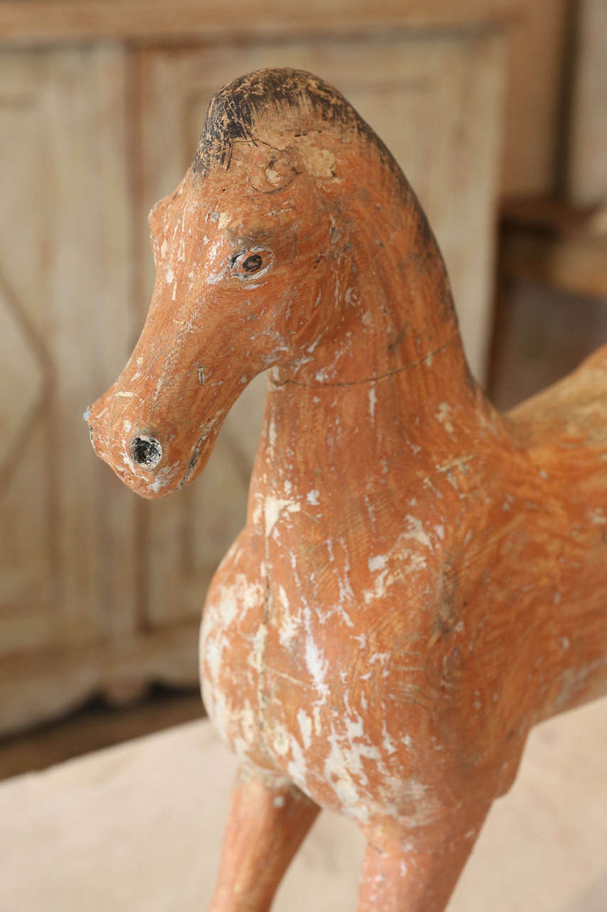 Swedish Painted Horse In Excellent Condition In Houston, TX