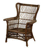 20th Century American Bar Harbor Wicker Chair